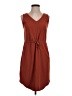 Eddie Bauer Solid Brown Casual Dress Size XS - photo 1