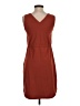 Eddie Bauer Solid Brown Casual Dress Size XS - photo 2