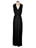 Ann Taylor LOFT 100% Polyester Solid Black Jumpsuit Size 10 - photo 1