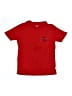 CALVIN KLEIN JEANS 100% Cotton Red Short Sleeve Top Size 10 - photo 1