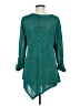 New Directions Teal Long Sleeve Blouse Size M - photo 2