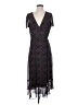 Madewell 100% Polyester Print Black Casual Dress Size S - photo 1