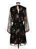 Collective Concepts 100% Polyester Floral Black Cocktail Dress Size S - photo 2