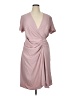Fehaute 100% Polyester Pink Cocktail Dress Size 14 - photo 1