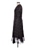 Madewell 100% Polyester Print Black Casual Dress Size S - photo 5