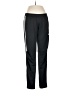 Adidas 100% Polyester Black Track Pants Size M - photo 1