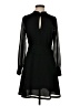 ALLSAINTS 100% Polyester Polka Dots Black Cocktail Dress Size 4 - photo 1