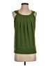 DressBarn Green Sleeveless Blouse Size S - photo 1