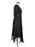 Madewell 100% Polyester Print Black Casual Dress Size S - photo 4