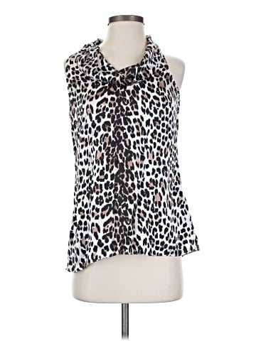 White House Black Market Sleeveless Silk Top (view 1)