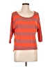 Strawberry Orange 3/4 Sleeve Top Size L - photo 1