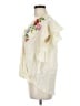 Umgee Floral Tropical Ivory Sleeveless Blouse Size M - photo 5