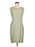 impulsive Solid Green Casual Dress Size 6 - photo 1