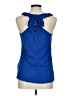 Soprano Blue Sleeveless Blouse Size M - photo 2