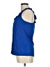 Soprano Blue Sleeveless Blouse Size M - photo 5