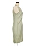impulsive Solid Green Casual Dress Size 6 - photo 4