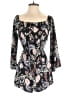 Xhilaration 100% Rayon Paisley Black Romper Size M - photo 1
