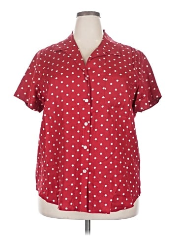 Lauren by Ralph Lauren Short Sleeve Blouse (view 1)