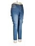 Tahari Solid Blue Jeans Size 16W - photo 1