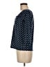 Debbie Morgan 100% Polyester Polka Dots Blue 3/4 Sleeve Blouse Size M - photo 5