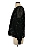 CeCe 100% Polyester Black Long Sleeve Blouse Size S - photo 5