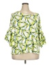 Alfani Green 3/4 Sleeve Blouse Size 3X - photo 1