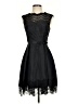 JJ's House 100% Polyester Black Cocktail Dress Size XXS  - photo 1