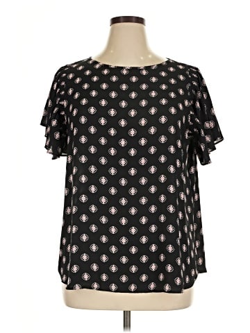 Ann Taylor LOFT Short Sleeve Blouse (view 1)