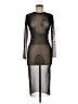 Aqua Graphic Black Cocktail Dress Size M - photo 1