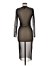 Aqua Graphic Black Cocktail Dress Size M - photo 2