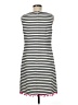 Heyton Stripes White Casual Dress Size 8 - photo 2