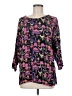 Assorted Brands 100% Rayon Purple 3/4 Sleeve Blouse One size - photo 1