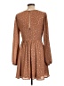 BCBGeneration 100% Polyester Stars Brown Casual Dress Size 10 - photo 2