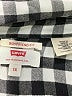 Levi's 100% Viscose Checkered-gingham Black 3/4 Sleeve Button-Down Shirt Size 1X - photo 7