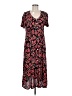 J.G. Hook Floral Black Casual Dress Size M (petite) - photo 1