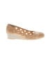 Sesto Meucci Animal Print Tan Wedges Size 9 - photo 1