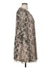 Calvin Klein 100% Polyester Paisley Gray Casual Dress Size 14 - photo 4