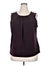Calvin Klein Purple Sleeveless Blouse Size 2X - photo 1