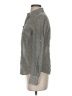 Tory Burch 100% Cotton Tweed Gray Long Sleeve Button-Down Shirt Size 2 - photo 5