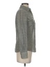 Tory Burch 100% Cotton Tweed Gray Long Sleeve Button-Down Shirt Size 2 - photo 4