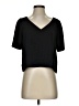 Babaton 100% Polyester Black Short Sleeve Top Size S - photo 1