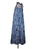 Ann Taylor 100% Polyester Paisley Blue Casual Dress Size XS - photo 5