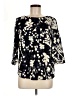 Boden 100% Polyester Black 3/4 Sleeve T-Shirt Size 6 - photo 1