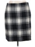 Talbots Plaid Gray Wool Skirt Size 14 - photo 1