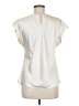 Express 100% Polyester Ivory Short Sleeve Top Size M - photo 2