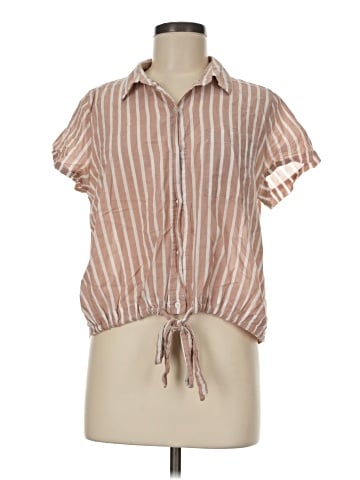 Banana Republic Factory Store Short Sleeve Blouse (view 1)