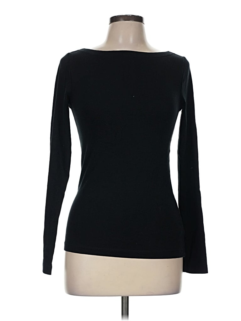 Pre-owned Gap Long Sleeve T-shirt In Black