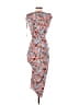 Veronica Beard Print Gray Red Cocktail Dress Size 00 - photo 2
