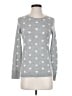 Talbots 100% Cashmere Polka Dots Gray Cashmere Pullover Sweater Size S (estimated) - photo 1