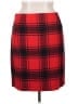 Talbots Plaid Red Wool Skirt Size 14 - photo 2